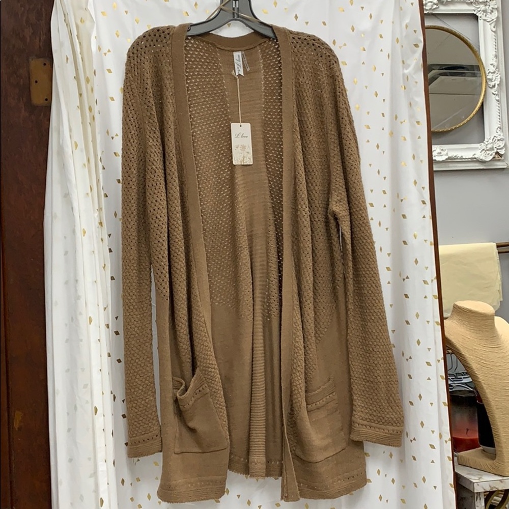 Camel Cardigan